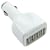 4-Port USB Car Charger - Quad Auto Power - Ideal for iPod, iPhone, GPS, Cell Phones, and More
