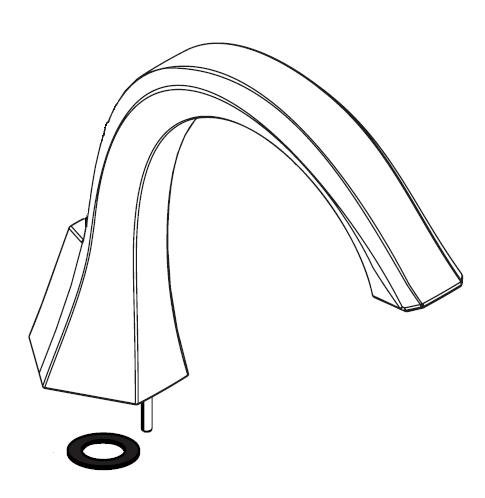 Moen 122577ORB Repair Part Roman Tub Diverter Spout - Oil Rubbed Bronze