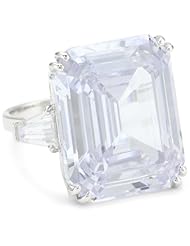 CZ by Kenneth Jay Lane "Glamour Collection" 33 CTTW Elizabeth Taylor Diamond Ring, Size 7