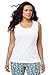 Roamans Women's Plus Size Scoop Neck Rib Tank