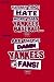 Smack Talkin I Hate Yankees Baseball Tee