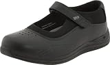 Drew Shoe Women's Rose Mary Jane,Black Calf/Black Stretch,9 W US