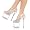 silver gltr/silver heel