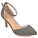 Brinley Co. Womens Ankle Strap Faux Suede Pumps