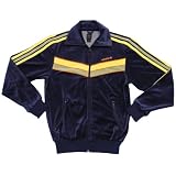 ADIDAS 'W Velour TT' navy track top at adidas