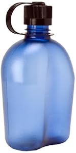 Nalgene BPA Free Tritan Oasis Canteen 32 Oz Narrow Mouth Bottle, Blue