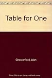 Table for one