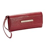 Kenneth Cole Reaction Red Longplate Wristlet Wallet
