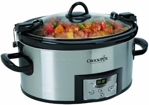 2X Crock-Pot SCCPVL610-S Programmable Cook and Carry Oval Slow Cooker
