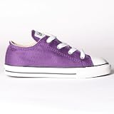 Converse Chuck Taylor All Star Lo Top Toddlers Purple Canvas Shoes 710096F