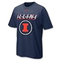Illinois Fighting Illini Youth 'School Pride' Nike Short Sleeve T-shirt