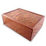 Handcrafted Bubinga Wood Valet Box