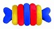 Kyjen IntelliBone Puzzle Plush Interactive Dog Toy