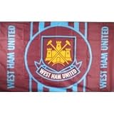 West Ham United "Hammers" Official Team Flag ( 5' x 3'_