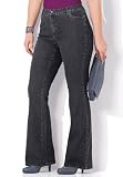 Roamans Plus Size Tall Flare Jeans with Invisible Stretch Denim 24/7