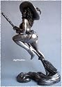 *Witch to Ride* - Erotic Wiccan Sculpture by Simon Laurens