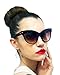 SunDanze Vintage Fashion Cat Eye Gradient Lens Pointed Sunglasses For Women
