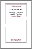 Edition Voldemeer: poeta contra doctus. Die perverse Poetologie des Schriftstellers Hermann Burger
