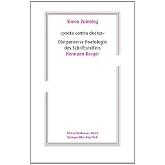 Edition Voldemeer: poeta contra doctus. Die perverse Poetologie des Schriftstellers Hermann Burger