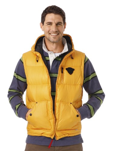 BOGNER FIRE + ICE Herren Daunenweste CHARLY-D, mango, 48