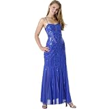 Beaded Evening Dress - Prom Dress, Party, Formal Gown by Sean Collection (50194) Royal