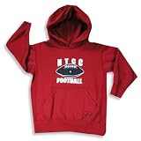 City College by Wes and Willy - Boys Hooded Pullover Sweatshirt, Red