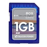 シリコンパワー SDメモリーカード 80倍速 1GB ブリスターパッケージ 永久保証 SP001GBSDC080V10の画像