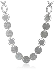 NINE WEST VINTAGE AMERICA "Full Circle" Gold-Tone Circle Flex Link Collar Necklace, 10"