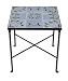 Achla CTS-LA Square Side Table - Lisbon - Azure
