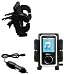 Philips GoGear SA3124/37 Auto Vent Holder with Car Charger - Uses Gomadic TipExchange