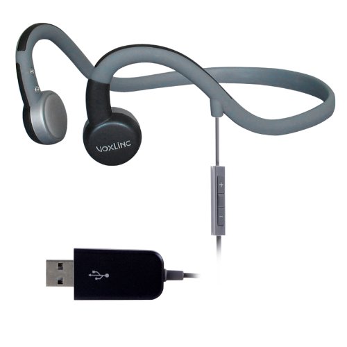 41xRKitkjYL USB Headphone with Microphone By Military Technology, Your Ears Are Completely Free! Nothing Covers Your Ears or Is Plugged Into Your Ears.