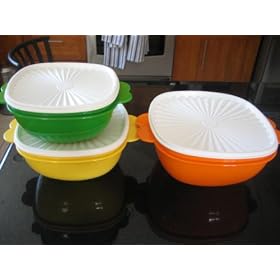 Tupperware Classic Servalier Serving Bowl Set 3 by Tupperware 3 Pc. Serving Bowl Set
