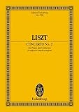 Konzert Nr. 2 A-Dur: Klavier und Orchester. (Eulenburg Studienpartituren) - 
