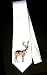 Party Decoration Necktie with animals, fallow-deer, south, america