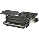 TIGER ホットプレート<これ1台> 3枚プレートタイプ自立式縦置き収納型 メタリックブラウン CPV-G130TH