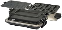 TIGER ホットプレート<これ1台> 3枚プレートタイプ自立式縦置き収納型 メタリックブラウン CPV-G130TH