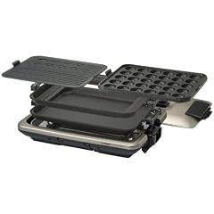 TIGER ホットプレート<これ1台> 3枚プレートタイプ自立式縦置き収納型 メタリックブラウン CPV-G130-TH