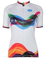 QinYing Women's Short Sleeve Outdoor Bicycle Bike Cycling Jersey Top