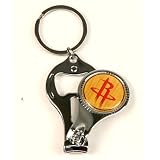 Houston Rockets 3-in-1 Key Chain - Nail Clipper - Bottle Opener