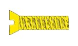 2 - 56 1 / 2 &acute; Flat Head Machine Screw ( 5 ) - B000BRJCP6