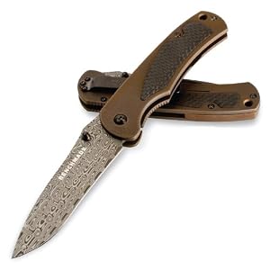 Benchmade 750-101 Pinnacle Folding Knife Plain Edge Gold Class