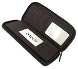 Brown Eel Skin Wallet for Credit Card Check Book & Cash