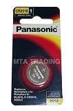 Panasonic CR2016 3 Volt Lithium Battery - Replaces DL2016 E-VT2016 5000LC