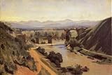 12X16 inch Corot Jean Baptiste The Augustan Bridge at Narni 1826