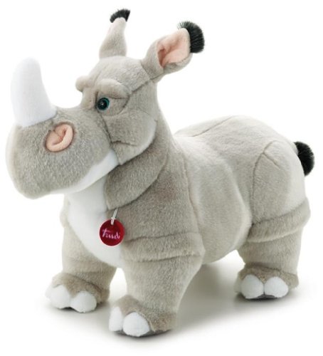 Trudi 27175 - Rhinozeros Napoleon 45 cm, grau