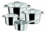 Tefal C806S7 Volupty Topf-Set 7-teilig Kasserolle 16 cm ohne Deckel, Kochtöpfe 16/ 20/ 24 cm mit Glasdeckel