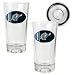 Washington Wizards NBA 2pc Pint Ale Glass Set with Basketball Bottom - Oval Logo by Great American Products