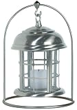 Paradise GL23905PP Compact flameless Candle Lantern Kit includes 1 round Candle light Lantern 1 head arch Stand and 1 wall bracket Plated pewter