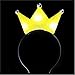 1 PC LED Light Up Flashing Rhinestone Crown Headband - Assorted Colors by Mammoth Sales