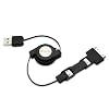 Buy IPhone USB Cables - FoneM8 - 3 in 1 Retractable USB Data Charging Cable - For iPhone 4 5 And Micro USB